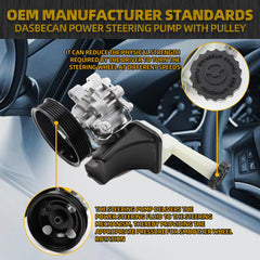 5181854AA Power Steering Pump With Pulley Compatible with 2012-2019 Dodge Challenger Charger Ieep Grand Cherokee Replace# 5181778AB RL181778AB