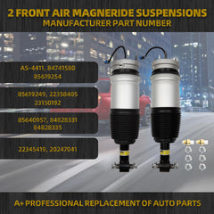 Pair Front Air Suspension Shock Absorber Strut Assys w/Magnetic Compatible with 2021-2024 Cadillac Escalade ESV Chevrolet Suburban Tahoe GMC Yukon XL Replaces#AS-4411 84741580 85619254