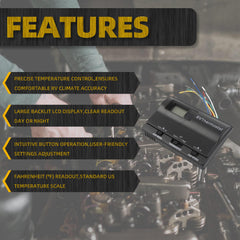 Digital Thermostat, Rv Thermostat Heat/Cool T-Stat Wall,Compatible Coleman 8330-336 337 338 339 368 386 Conditioner Thermostat Replace# 83303862 83303362