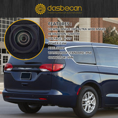 68144068AC Rear View Back Up Camera Compatible with Chrysler Pacifica Voyager Ram 1500 Maserati Ghibli Levante 2017-2022 Replaces# 68144068AB 68144068AD 68417514AA V33-74-0029 CH1960124