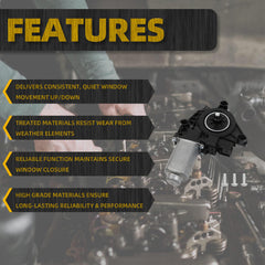 Right Side Window Regulator Motor Compatible with 2011-2023 Dodge Charger 300 Passenger Side Power Window Motor 5-Pin Replace#68143986AA