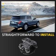 Power Mirror Adjustment Motor Compatible with 2007-2018 Ford F-150 Explorer Expedition Edge Flex Taurus Lincoln and Selected Vehicles Replace# 924-415