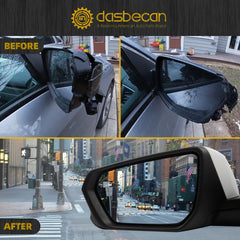 Left Driver Side Mirror Compatible With 2018-2023 Chevy Equinox GMC Terrain with Power Heated Glass/Manual Folding/Blind Spot Light Replace# 84225386 White Paint Cover (8pin)