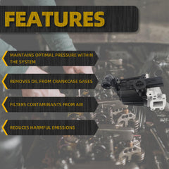 Crankcase Ventilation Separator for Freightliner Compatible with Detroit DD13 DD15 Mack MP8 Engines 2010-Present OE Replaces A4720107662 A4720106662 A4720108262 EA4720108262 EA4720107662