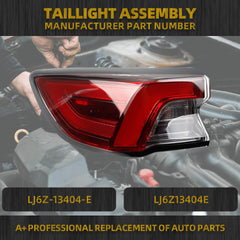 Tail Light Assembly LED Compatible With 2020 2021 2022 Ford Escape Taillight Rear Lamp Left Driver Side LJ6Z-13405-E