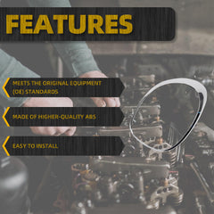 Rear Tail Lamp Close Out Ring Compatible with 2014 2015 2016 2017 2018 2019 2020 Fiat 500L OEM 68235995AA 068235995AA 77366440 LH