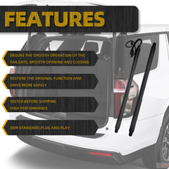 Left & Right Side Rear Tailgate Power Liftgate Struts Electric Lift Support Shock Compatible with 2021-2024 Chevy Suburban Tahoe GMC Yukon/XL Cadillac Escalade/ESV Replaces# 84806679 84771361