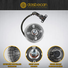 Fan Clutch Compatible with 2010-2013 Dodge RAM 2500 3500 4000 4500 5500 6.7L Diesel OHV Turbocharged OEM Replace 3291 68155609AB 326-00154 326-00153