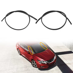 73853-3TA0A Pair Roof Molding Trim Drip Weatherstrip Compatible with Nissan Altima 2013-2018 Replace# 73852-3TA0A, Rubber Sealing Strips