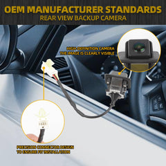 Rear View Back Up Camera Compatible with Hyundai Elantra 2012 2013 Replaces 957503X105 Reversing Parking Assist Camera
