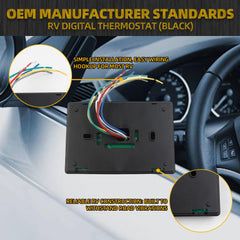 Digital Thermostat, Rv Thermostat Heat/Cool T-Stat Wall,Compatible Coleman 8330-336 337 338 339 368 386 Conditioner Thermostat Replace# 83303862 83303362