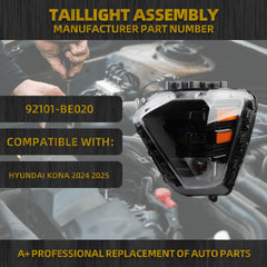 LED Headlights Compatible With Hyundai Kona 2024 2025 Headlamp Assembly Left Driver Side Replaces# 92101-BE020