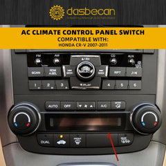 AC Heater Climate Control Module Panel Compatible with Honda CR-V CRV 2007-2011 A/C Air Conditioning Center Dash Switch Unit Replace# 79600-SWA-A5 79500-SWA-A1 (with Screen)