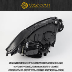 Xenon/HID Headlamp Without Drive module Compatible With 2014-2016 BMW 5 series F10 550i 535i 528i Left Driver Side Headlight (W/O AFS) Replaces# 63117343905 63117343906 (Not Plug and Play)