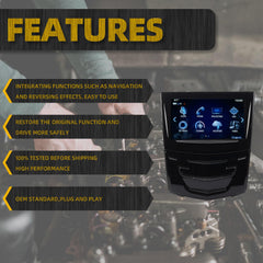 Touch Screen Navigation Radio GPS Assembly CUE System, Infotainment Display Module Compatible with 2013-2020 Cadillac Escalade ATS CTS SRX XTS ELR Replace 23243166 20867045