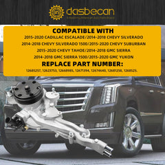 12685257 Engine Water Pump compatible with Cadillac Escalade, Chevy Tahoe, Suburban, Silverado, GMC Sierra 1500, Yukon 2014-2020 Replaces 12623753 12668985