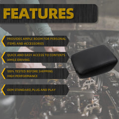 Center Console Armrest Cover Lid (Black) Compatible with 2012 2013 2014 2015 2016 Honda CRV