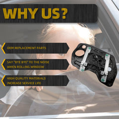 Front Left Driver Side Power Window Regulator Without Motor Compatible with Hyundai Elantra 2011 2012 2013 2014 2015 2016 Replaces# 824713Y010 82471-3Y010