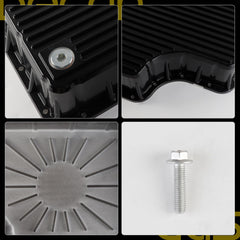 Dasbecan Transmission oil pan Compatible With 11-19 Ford F250 F350