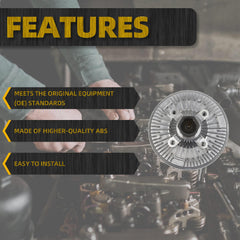 Fan Clutch Compatible with Dodge Ram 1500 2500 3500 2009-2010 Ram 1500 Classic 2500 3500 4000 2011-2020 5.7L V8 OEM Replace 22059 2906 55056840AB 55056840AC