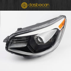 Halogen Headlight Compatible With Kia Soul 2014-2019 Left+Right Side Headlights Assembly Chrome Housing Replaces# 92101B2270 92102B2270 KI2502167 KI2503167(W/O Bulbs)