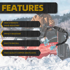 MSC04753 Snow Plow Wiring Harness Repair Kit, 13 Pin Harness Connector Compatible with Boss Snowplow Blade, Replace# MSC04754