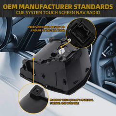 Touch Screen Navigation Radio GPS Assembly CUE System, Infotainment Display Module Compatible with 2013-2020 Cadillac Escalade ATS CTS SRX XTS ELR Replace 23243166 20867045