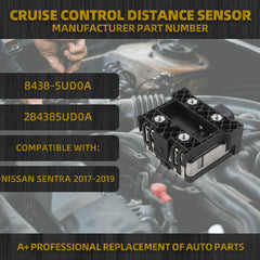 Cruise Control Distance Sensor with Bracket Compatible with Nissan Sentra 2017 2018 2019 1.6L/1.8L Replace 28438-5UD0A 284385UD0A
