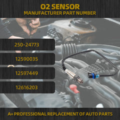 O2 Oxygen Sensor Compatible with Cadillac ATS CTS SRX XTS 2005-2014 Chevrolet Traverse Camaro Equinox Buick Enclave GMC Acadia Suzuki XL-7 2.8L 3.6L 4.6L Downstream Upstream 250-24773