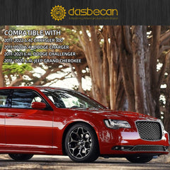 6.4L Billet Oil Catch Can with 5.7 Hemiz-Bracket Technology Compatible with 2011-2021 6.4L Hemi Dodge Challenger Charger Chrysler 300 Jeep Grand Cherokee Red