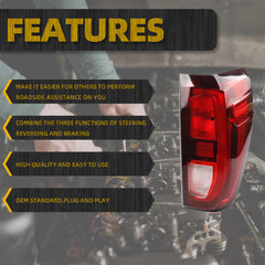 Right Passenger Side Tail Light Assembly Rear Lamp Halogen Type Compatible with 2019-2023 2024 GMC Sierra 1500/2500 HD/3500 HD Replace 84968737