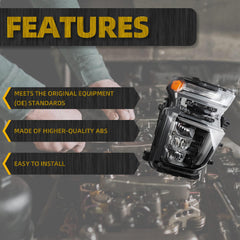 Full LED Right Passenger Headlight Assembly Headlamp Compatible With Chevy Silverado 2500HD 3500HD 2020-2023 Replace 84738619 GM2503505