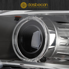 Xenon Headlight w/LED DRL Compatible With BMW X1 2013-2015 Headlamp assembly Left Driver Side Replaces#63117290271