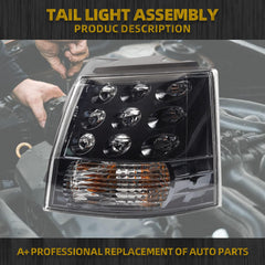 Right Passenger Side Tail Light Assembly Compatible with 07 08 09 10 11 12 13 Mitsubishi Outlander EX Rear Brake Lamp