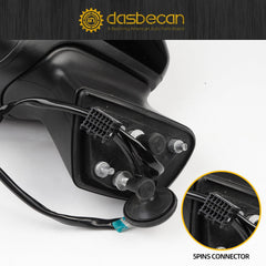 Left Driver Side Mirror Compatible with Chevrolet Chevy Cruze 2016 2017 2018 2019 Power Glass Heated Rearview Door Mirror Assembly Replaces GM1320542 Black 5Pins