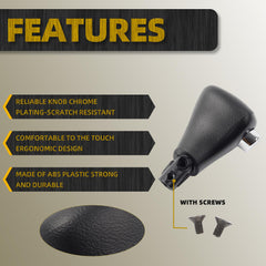 Gear Shifter Knob Compatible with Honda Accord 2003-2006 Automatic Shift Handle Replaces 54131-SDA-A51