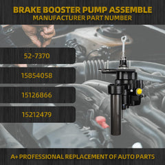 Power Brake Booster Compatible with 2003-2006 Chevy Tahoe Avalanche/Suburban 1500/2500 GMC Yukon/XL Cadillac Escalade Replace 52-7370 15854058 15126866 15212479