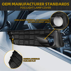 Fog Light Cover Compatible with 2020-2023 Subaru Impreza Front Bumper Fog Lamp Bezel Right Passenger Side Replace #57737FL02A