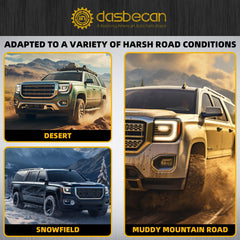 Pair Rear Air Shock Lift Struts Absorber Compatible with 2007-2014 Cadillac Escalade Chevy Suburban Tahoe GMC Yukon XL Denali Replace# 23487280 580-1091