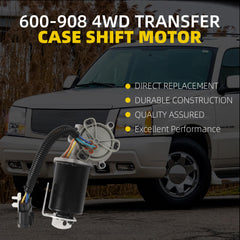 600-908 4WD Transfer Case Shift Motor Compatible with Ram 2011-18 Also Fits Cadillac Escalade/GMC Yukon 2003-2005, Hummer H2 2003-2009, Replaces# 68089746AA, 88984528.