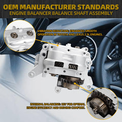 Engine Balance Shaft Assembly Compatible with Toyota Highlander Camry Avalon RAV4 Sienna Scion tC 2.5/2.7L 2012-2018 Replaces# 13620-0V050 13620-36020 1362036020