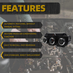 AC Heater Climate Control Module Switch Panel Compatible with 2013-2018 Dodge Ram 1500 2500 3500 Replace# 68268189AA 68105021AC 68105021AF 68226600AA 68105021AD 68105021AE