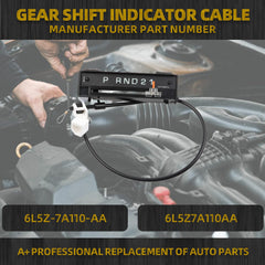 Gear Shift Indicator Assembly Compatible with 2004-2011 Ford Ranger Shift Cable Replace #6L5Z-7A110-AA