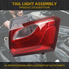 Right Passenger Side Outer Taillight Assembly Compatible with 2018 2019 2020 Chevy Equinox Replaces 84769836 Rear Brake Lamp Halogen Type