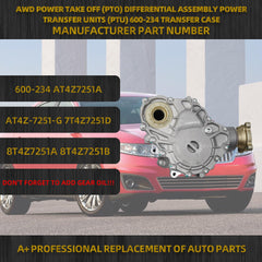 600-234XD Transfer Case Differential Unit With Heat Dissipation Plate Compatible with Ford Edge Explorer Flex Taurus AWD 2007-2015 Lincoln MKS MKT MKX AWD2009-2016 Mercury Sable AWD 2008-2009