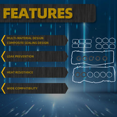 VS50805R Valve Cover Gasket Set Compatible with Dodge 2011-2020 Avenger Challenger Durango Caravan Journey Ram ProMaster 1500 2500 3500