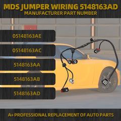 5148163AD MDS Jumper Wiring Compatible with Chrysler 300 Dodge Charger Challenger RAM 1500 Durango Jeep Grand Cherokee 5.7L 2010-2024 Replace# 05148163AE