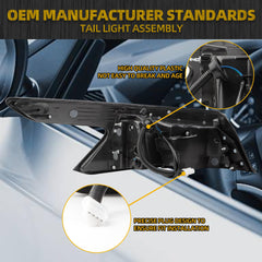 LED Tail Light Compatible with 2019-2023 Nissan Maxima Taillight Rear Lamp Right Passenger Side Replace #265509DJ0A