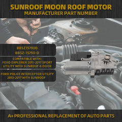 Sunroof Motor Compatible with Ford Explorer 2011-2017 Sport Utility Moonroof Motor Replace BB5Z-15790-A BB5Z15790A BB5Z15790D