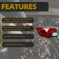 Tail Light Assembly LED Compatible With 2020 2021 2022 Ford Escape Taillight Rear Lamp Left Driver Side LJ6Z-13405-E